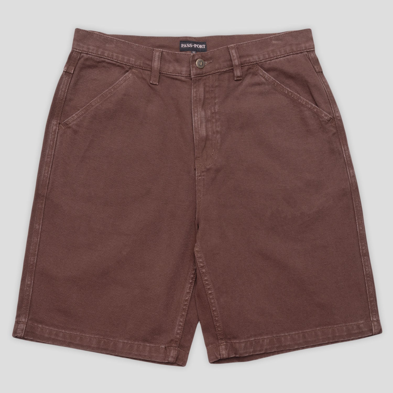 Pass~Port Workers Club Jean Short - Bottle Brown