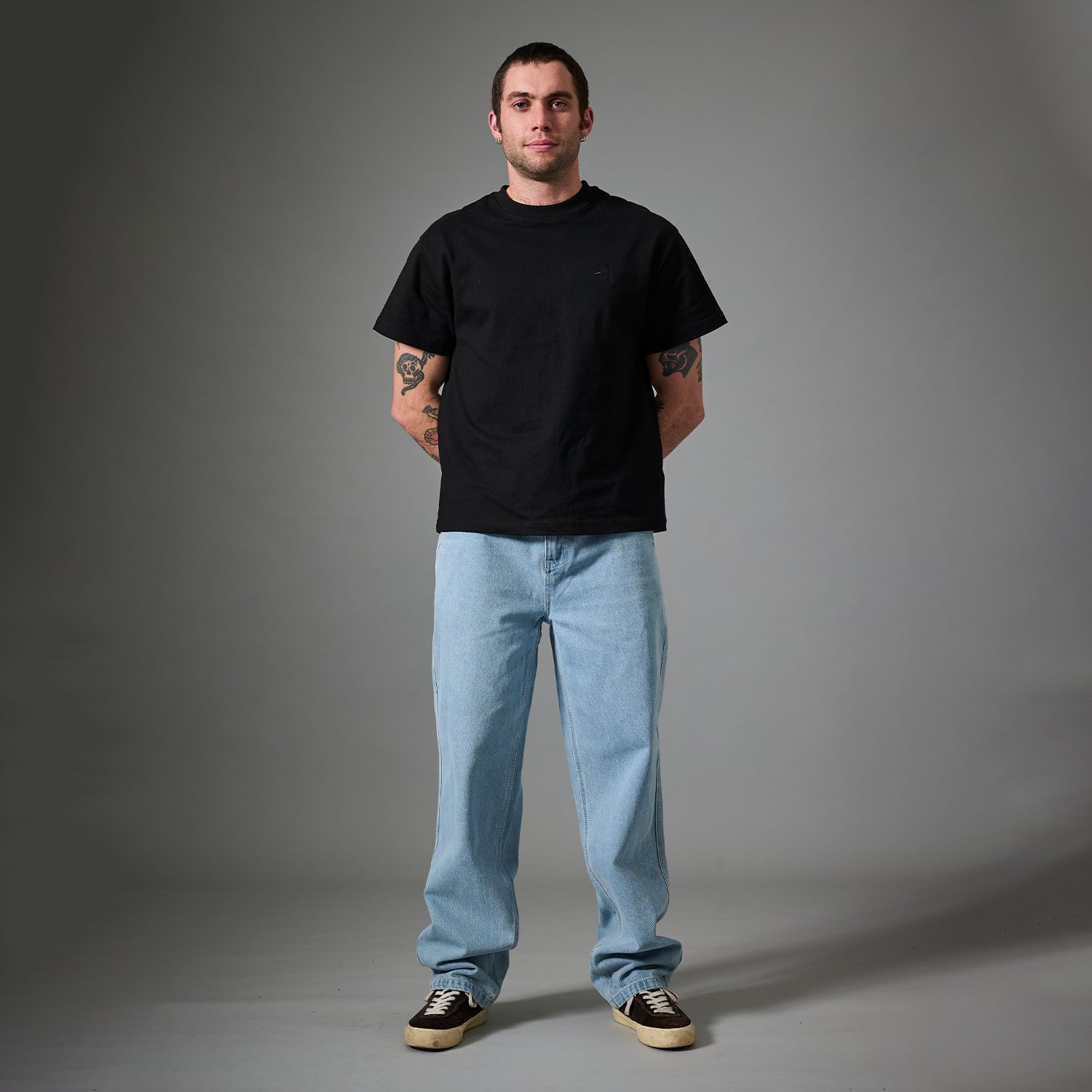 Pass~Port Workers Club Straight Leg Jean - Washed Light Indigo