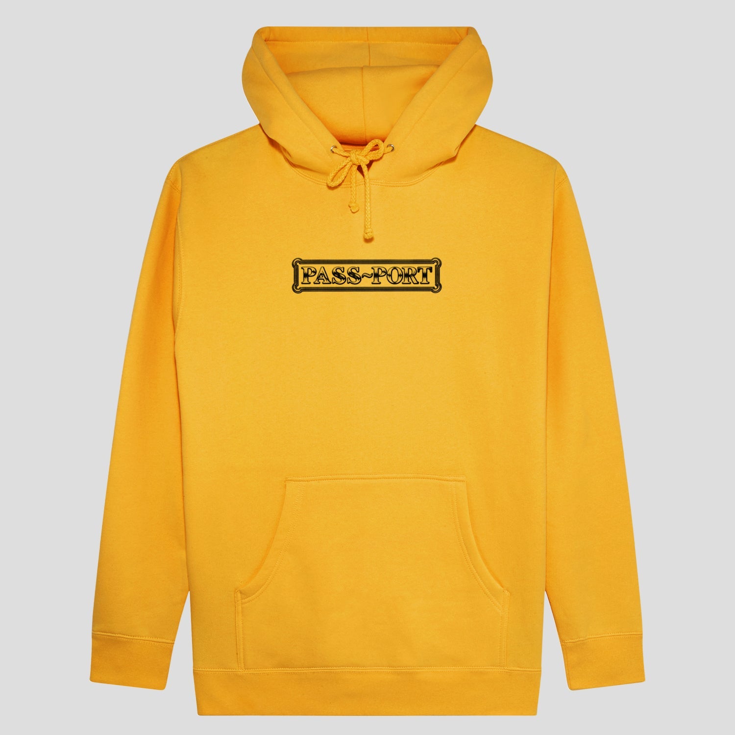 Plaque Hoodie (Gold)