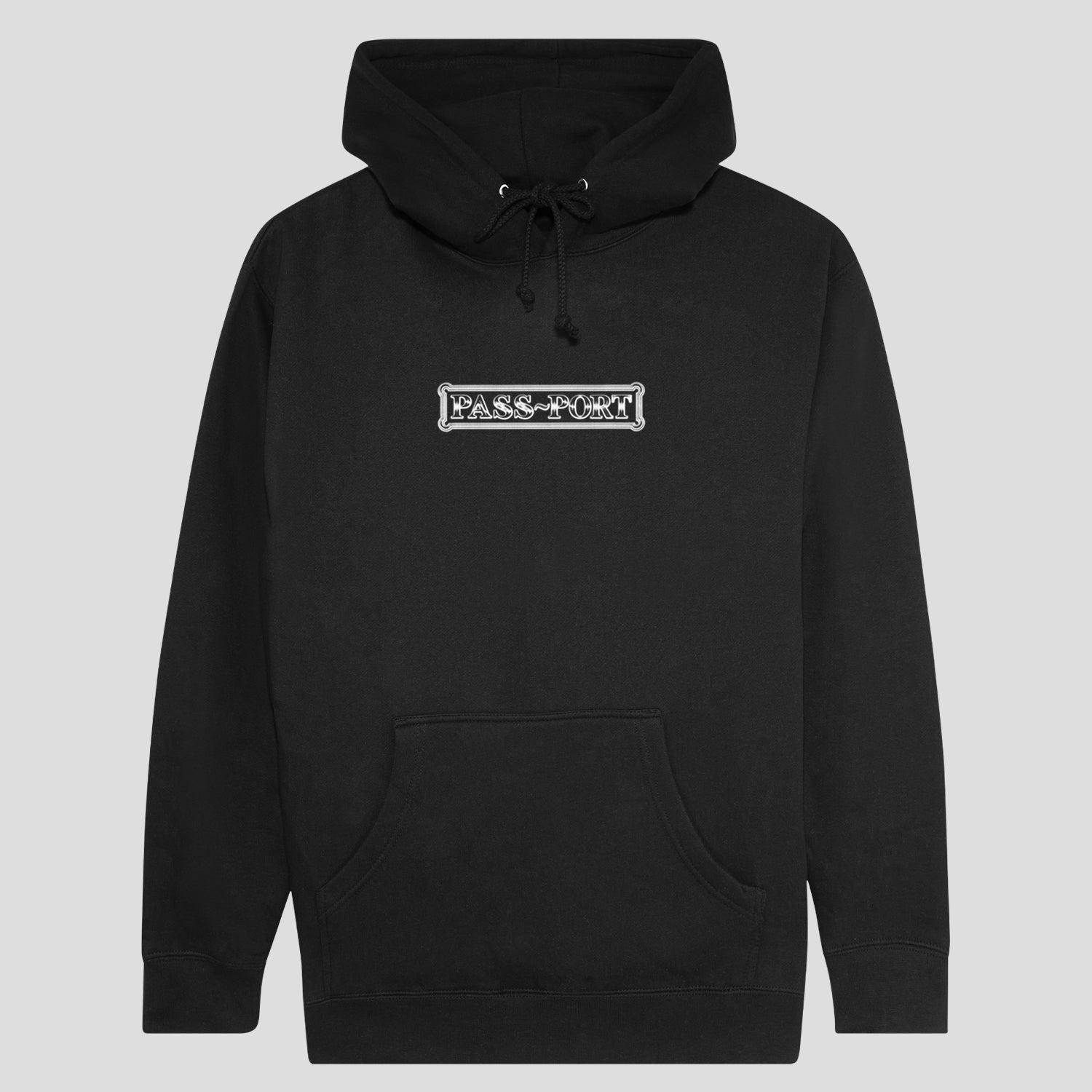 Plaque Hoodie (Black)