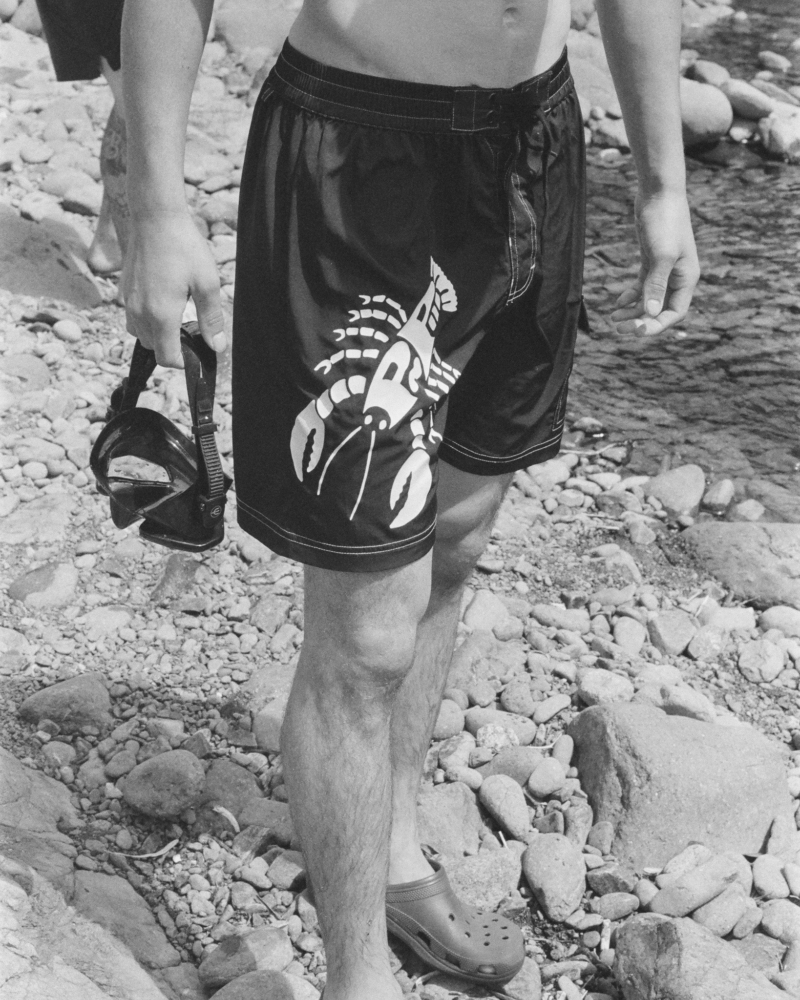 Pass~Port Seafood Staff Boardshorts - Black