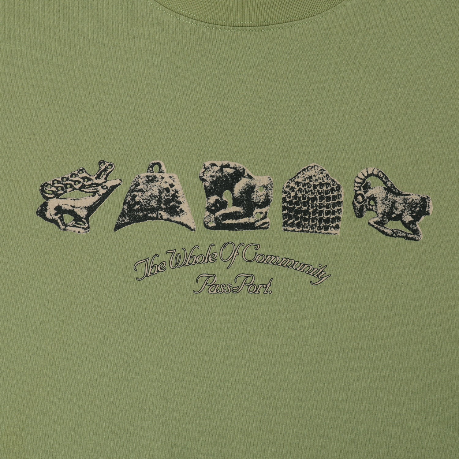 Pass~Port Bronzed Age Tee - Pistachio