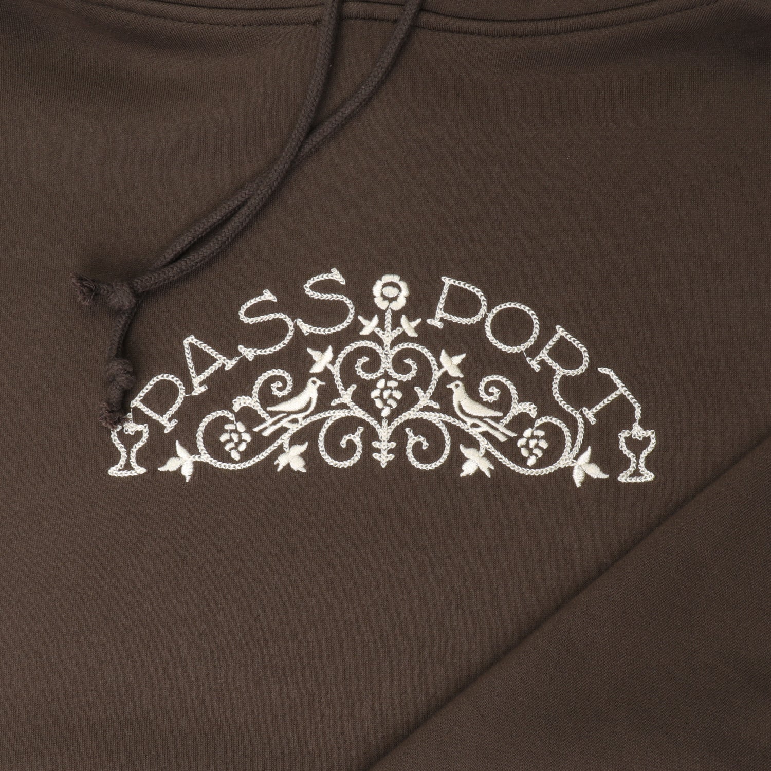 Pass~Port Vineyard Birds Hoodie - Bark