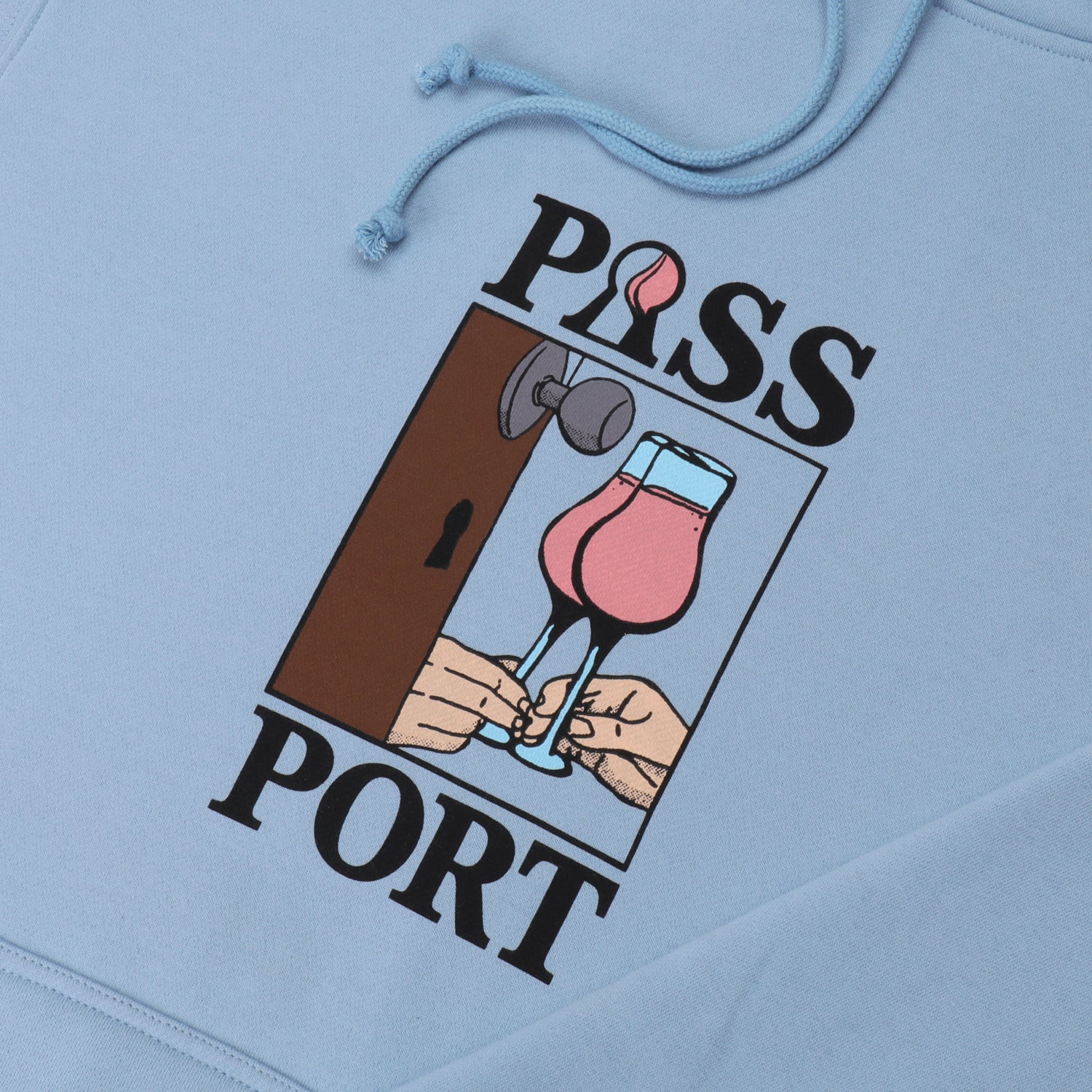 Pass~Port What U Think U Saw Hoodie - Light Blue – Pass~Port EU