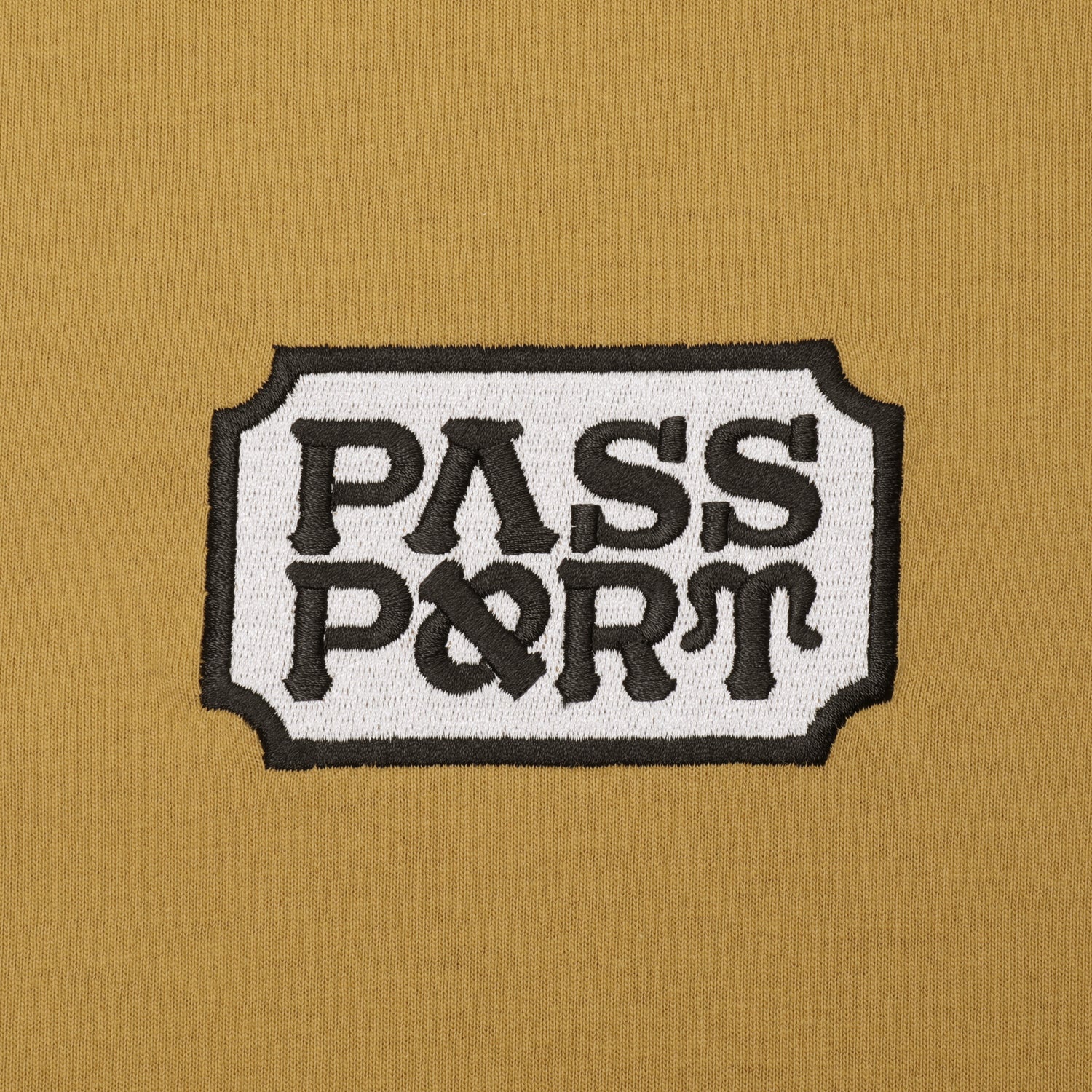 Pass~Port Yearbook Logo Tee - Mustard