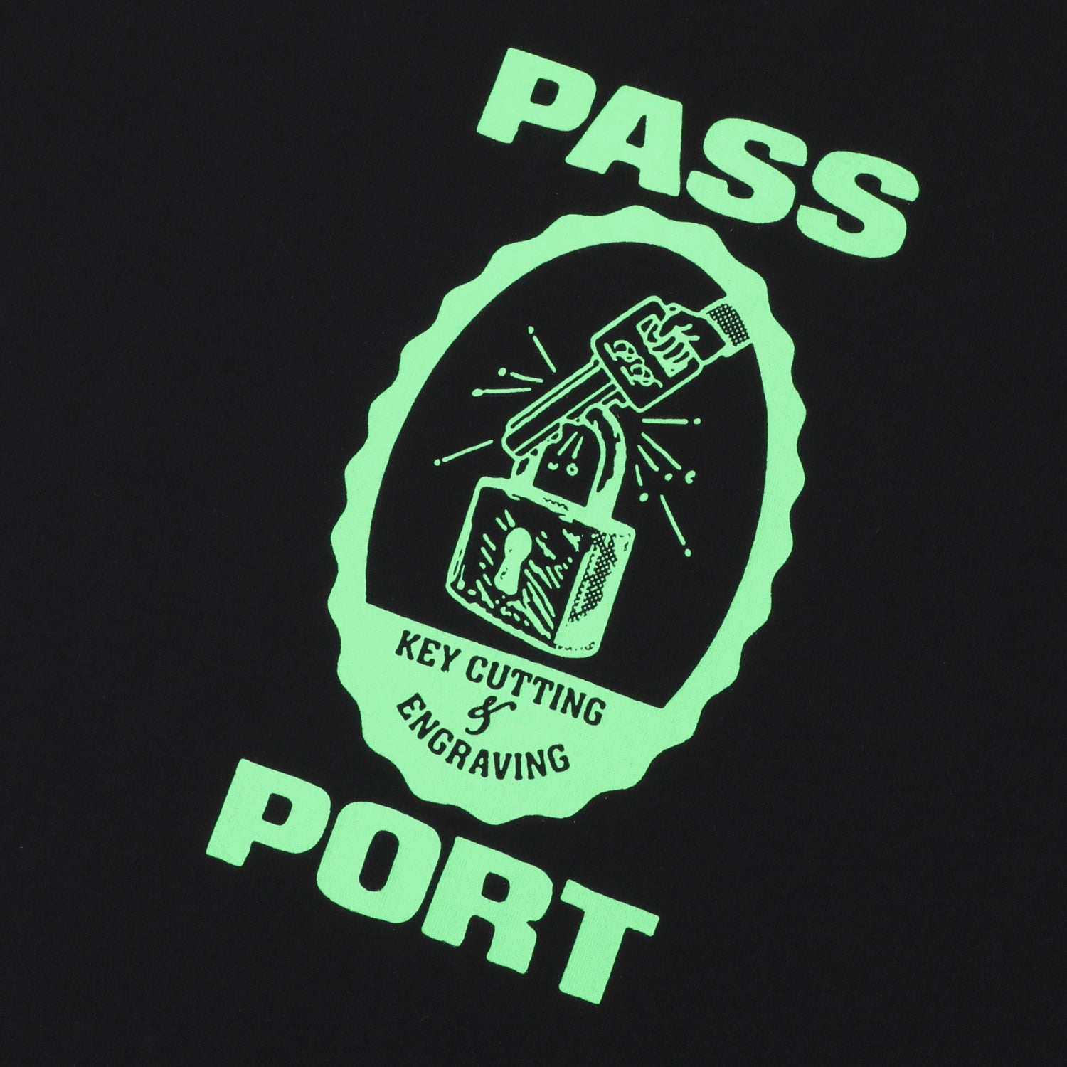 Pass~Port Hercu-Locks Tee - Black
