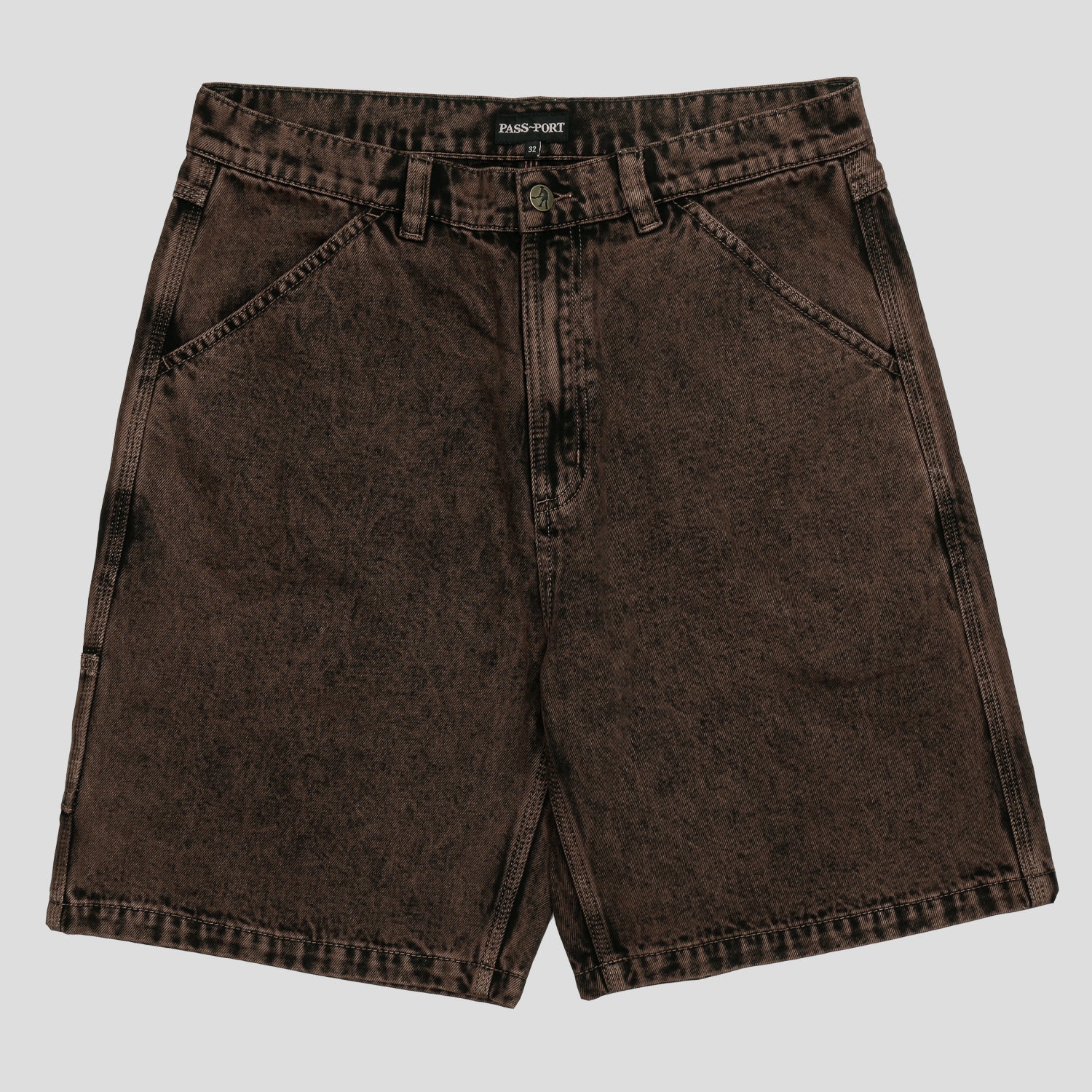 Workers Club Short (Over-Dye Brown)