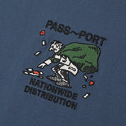 Pass~Port Distribution Tee - Harbour Blue
