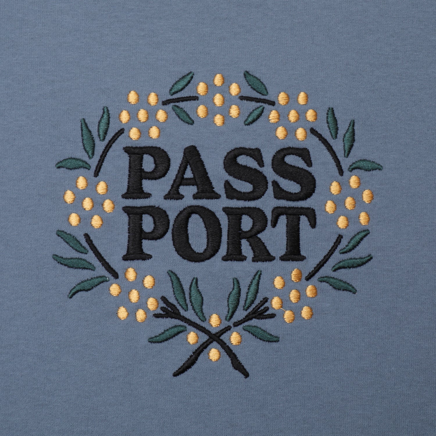 Pass~Port Wattle Tee - Stonewash Blue