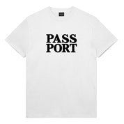 Pass~Port Official Stacked Tee - White