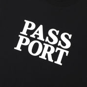 Pass~Port Official Stacked Tee - Black