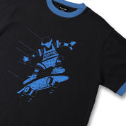 Pass~Port Cloncurry Ringer Tee - Black