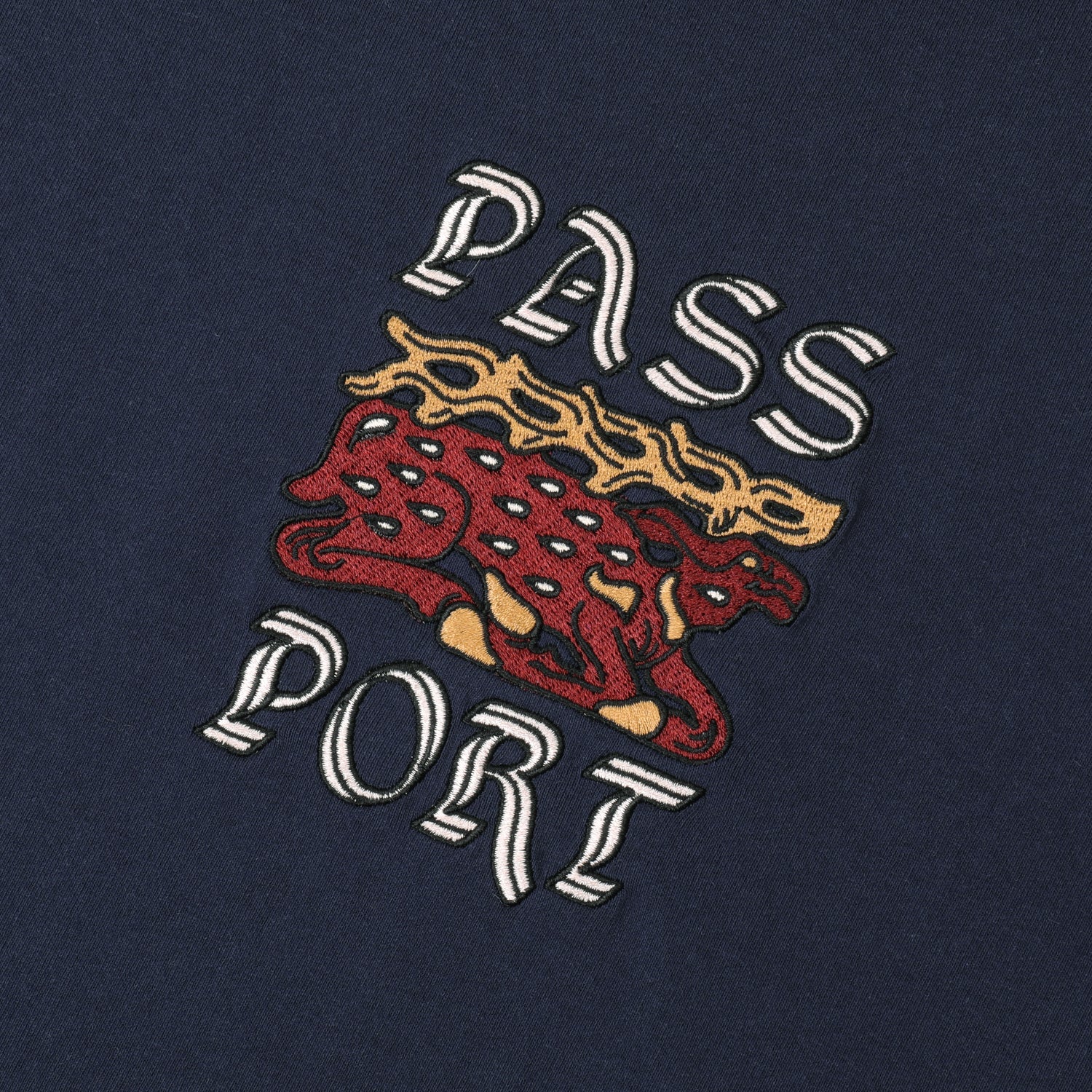 Pass~Port Antler Tee - Navy