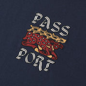 Pass~Port Antler Tee - Navy