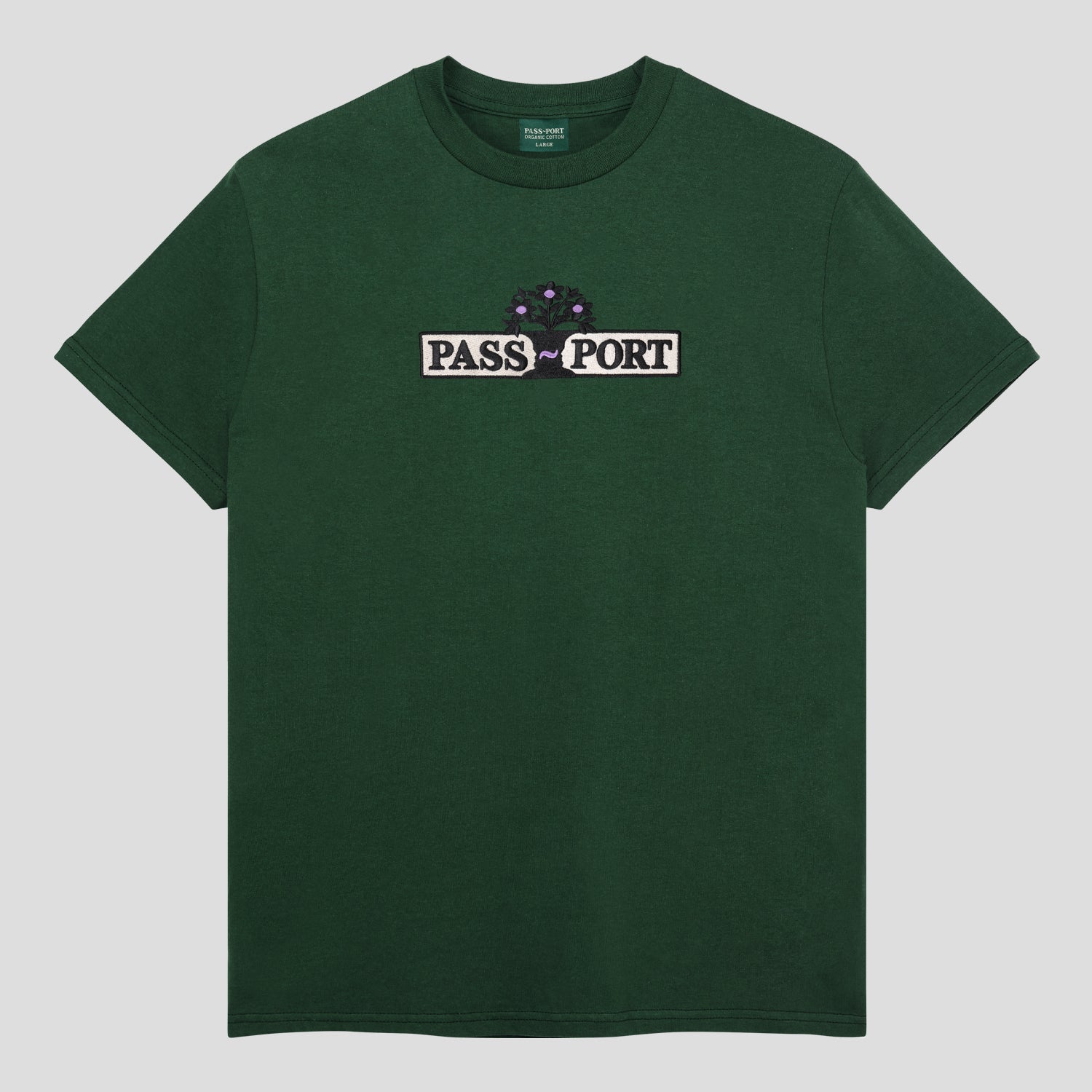 Pass~Port House Plant Organic Tee - Gumnut Green