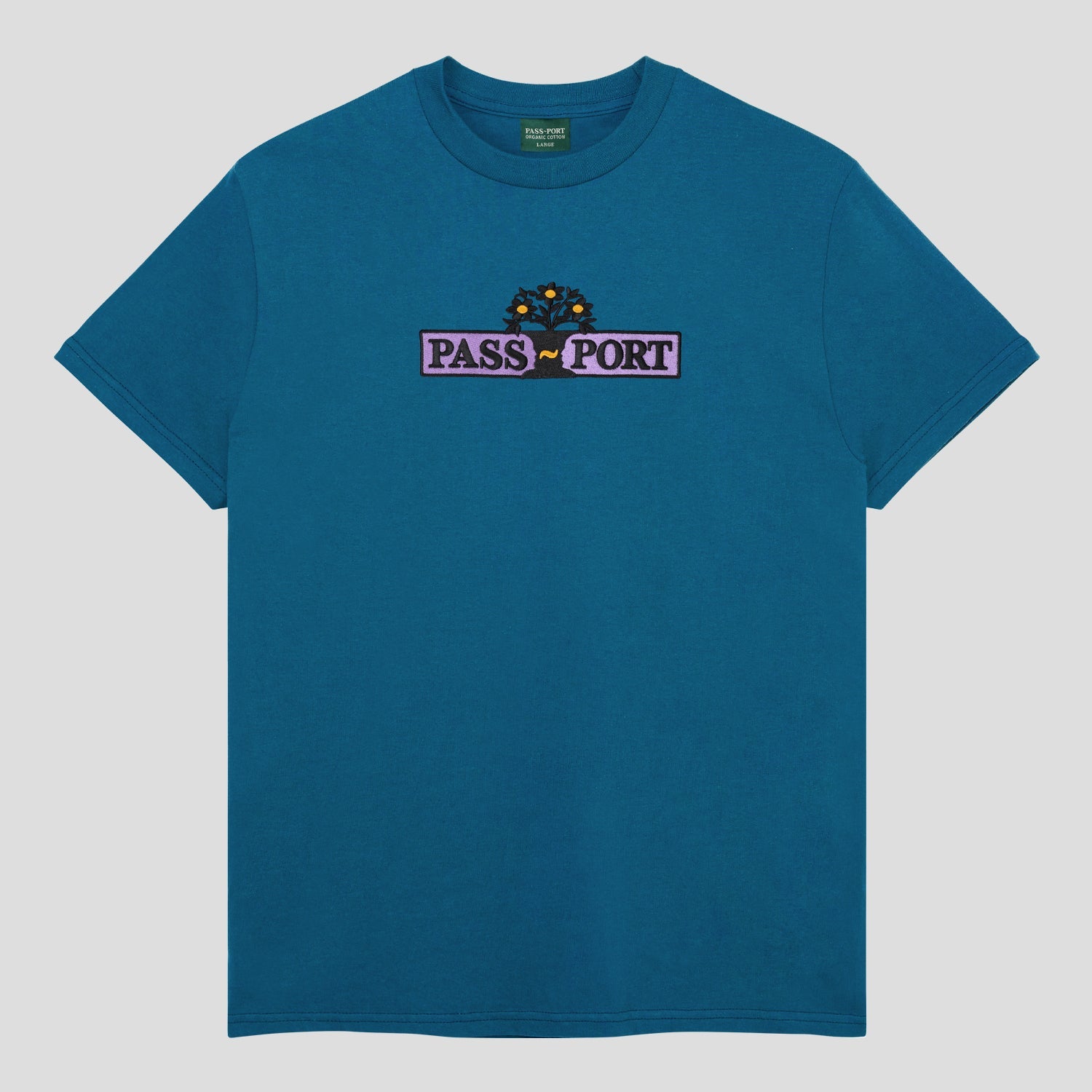 Pass~Port House Plant Organic Tee - Teal