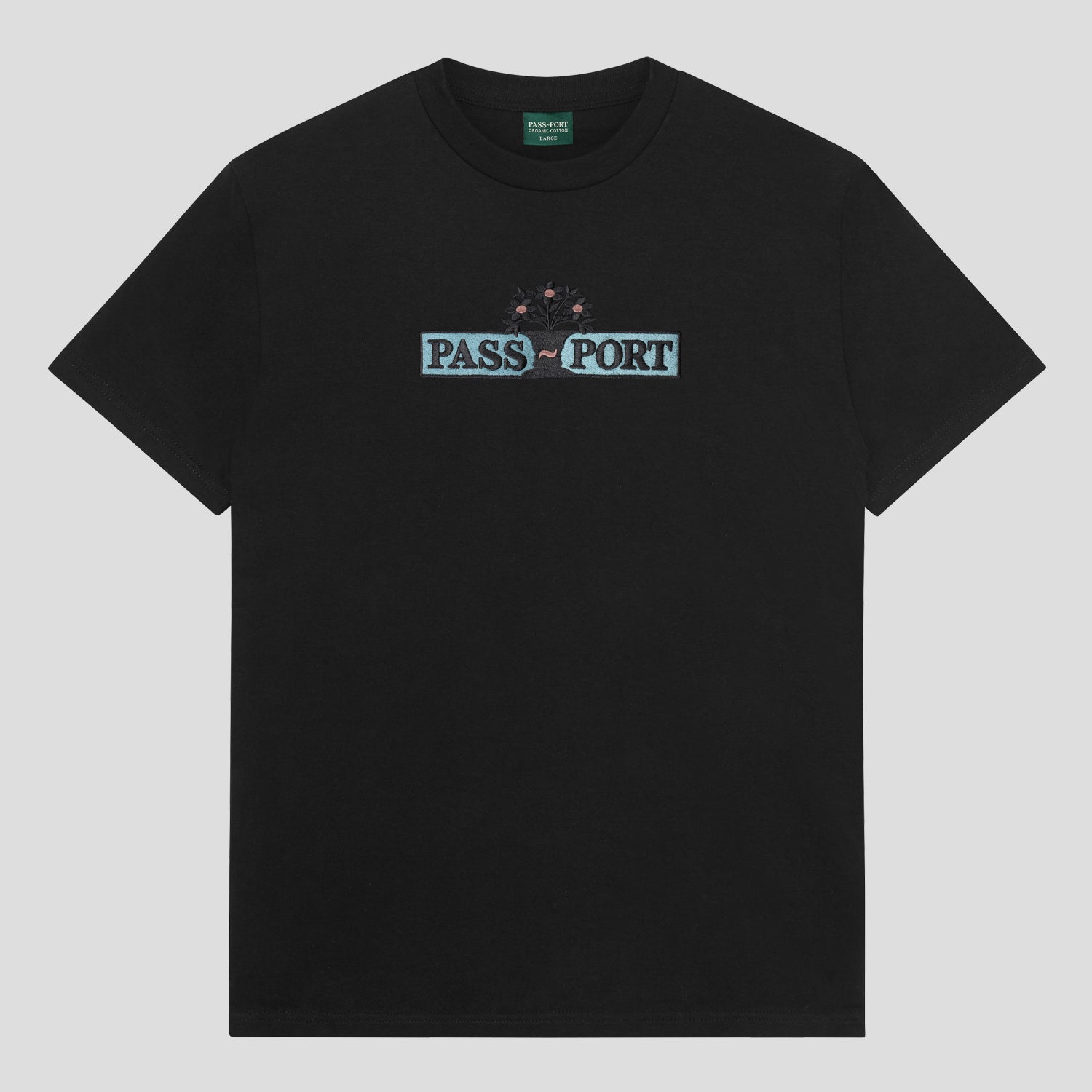 Pass~Port House Plant Organic Tee - Black