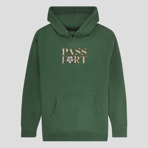 Rosa Embroidery Hoodie (Forest Green)