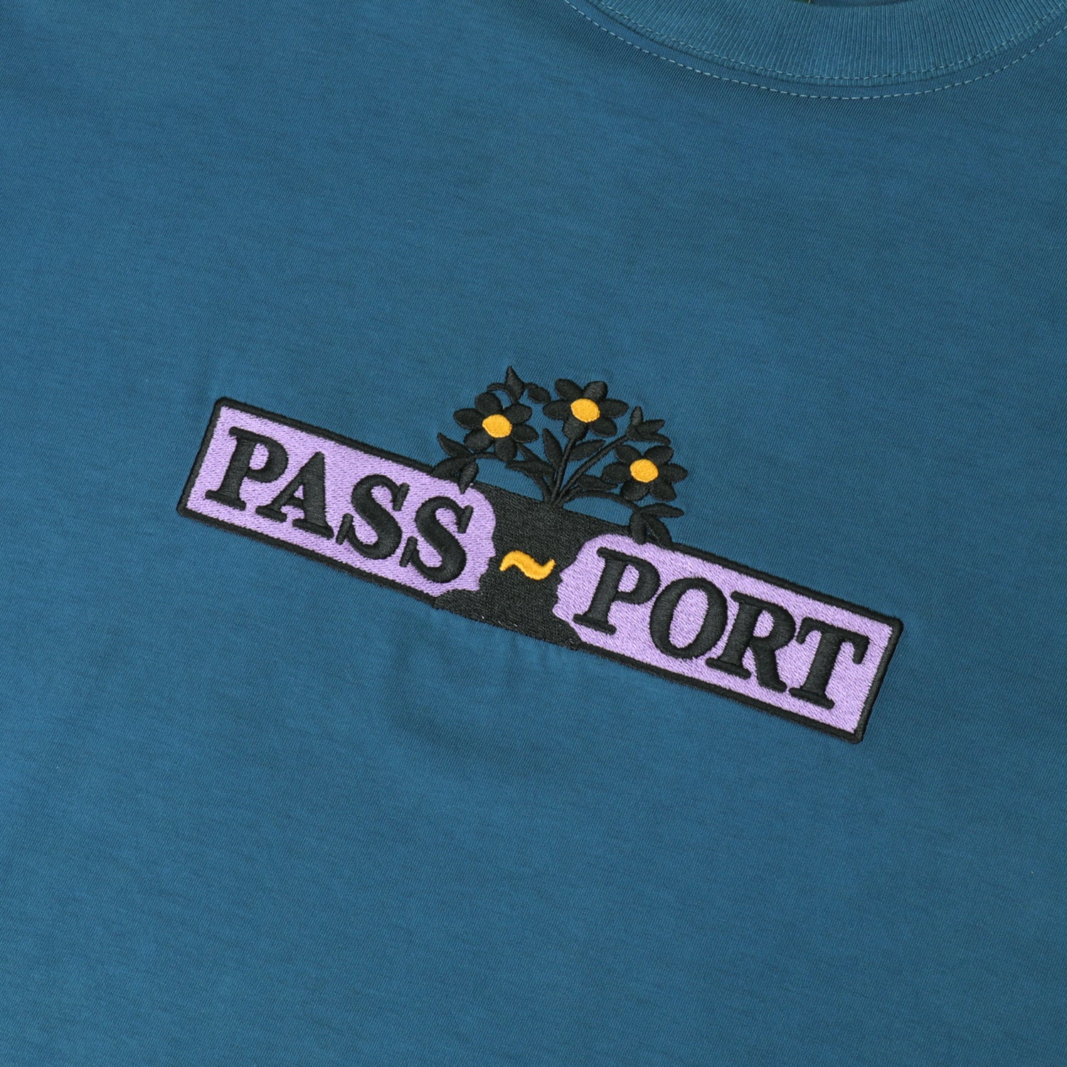 Pass~Port House Plant Organic Tee - Teal