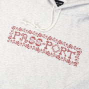 Pass~Port Rosary Hoodie - White Marle