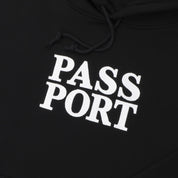 Pass~Port Official Stacked Hoodie - Black