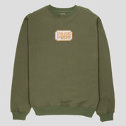 Pass~Port Yearbook Logo Sweater - Olive