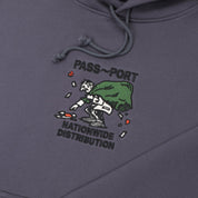Pass~Port Distribution Hoodie - Dusty Blue