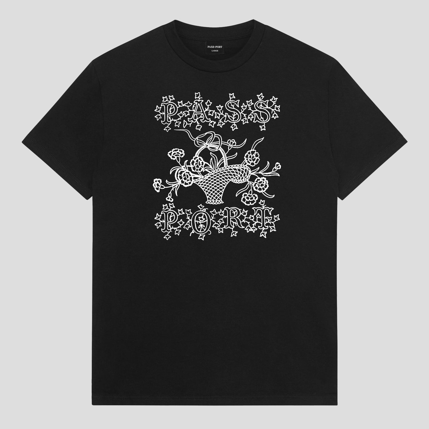 Pass~Port Edible Flowers Tee - Black