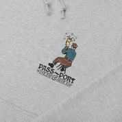 Pass~Port Wine Em' Hoodie - Ash