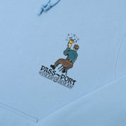 Pass~Port Wine Em' Hoodie - Light Blue