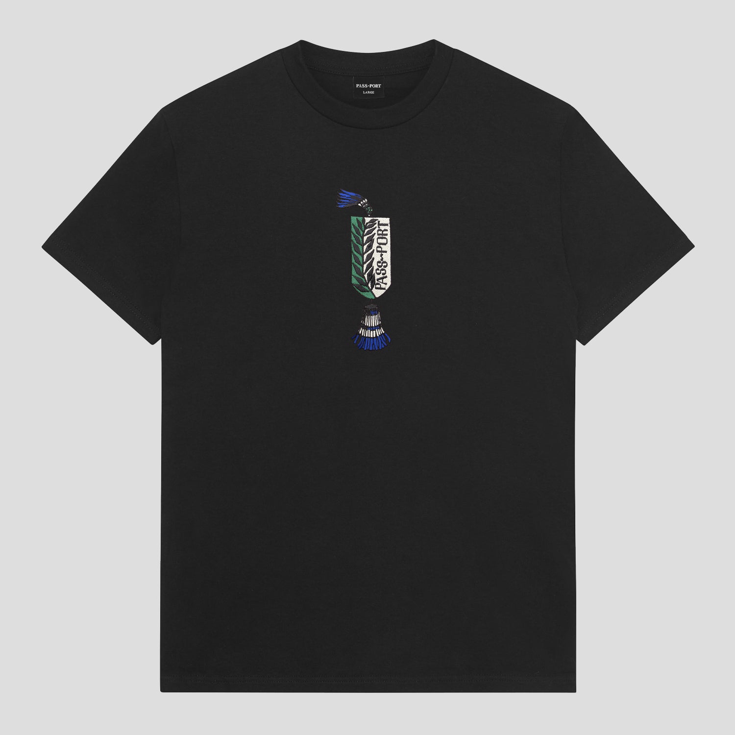 Pass~Port Tassle Tee - Black