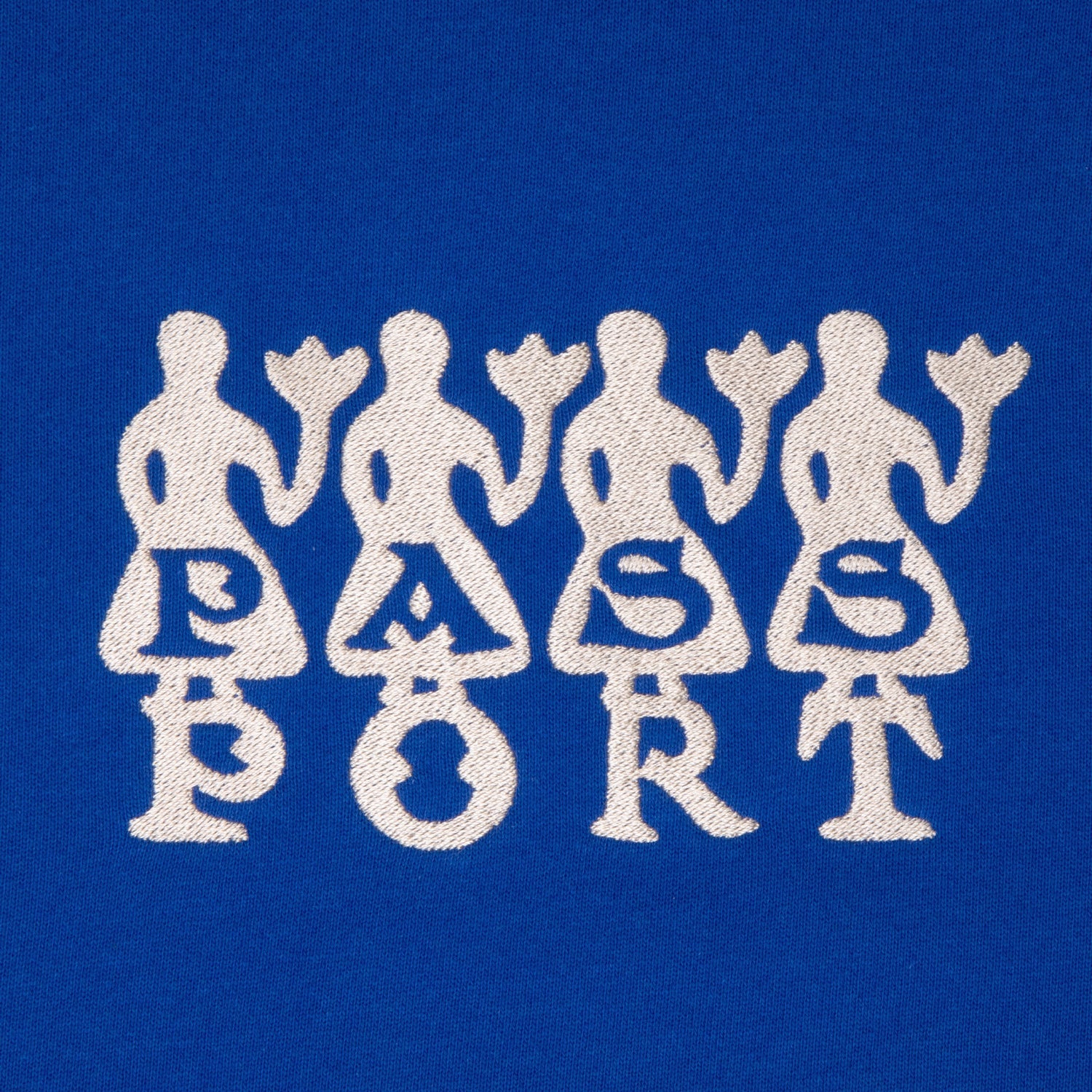 Pass~Port 4 Flowers Organic Fleece Sweater - Royal Blue