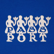 Pass~Port 4 Flowers Organic Fleece Sweater - Royal Blue