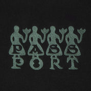 Pass~Port 4 Flowers Organic Fleece Sweater - Black