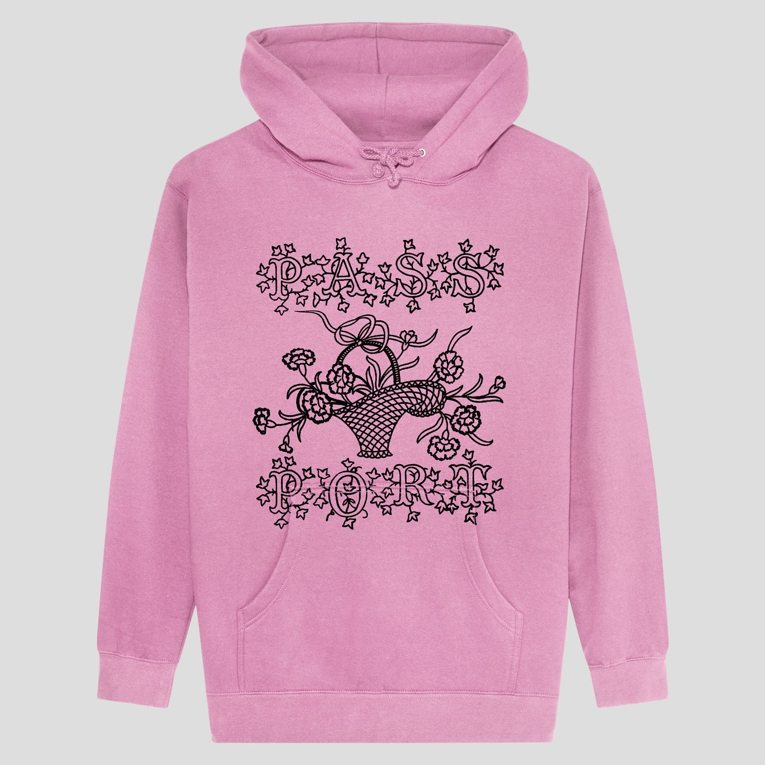 Pass~Port Edible Flowers Hoodie - Light Pink