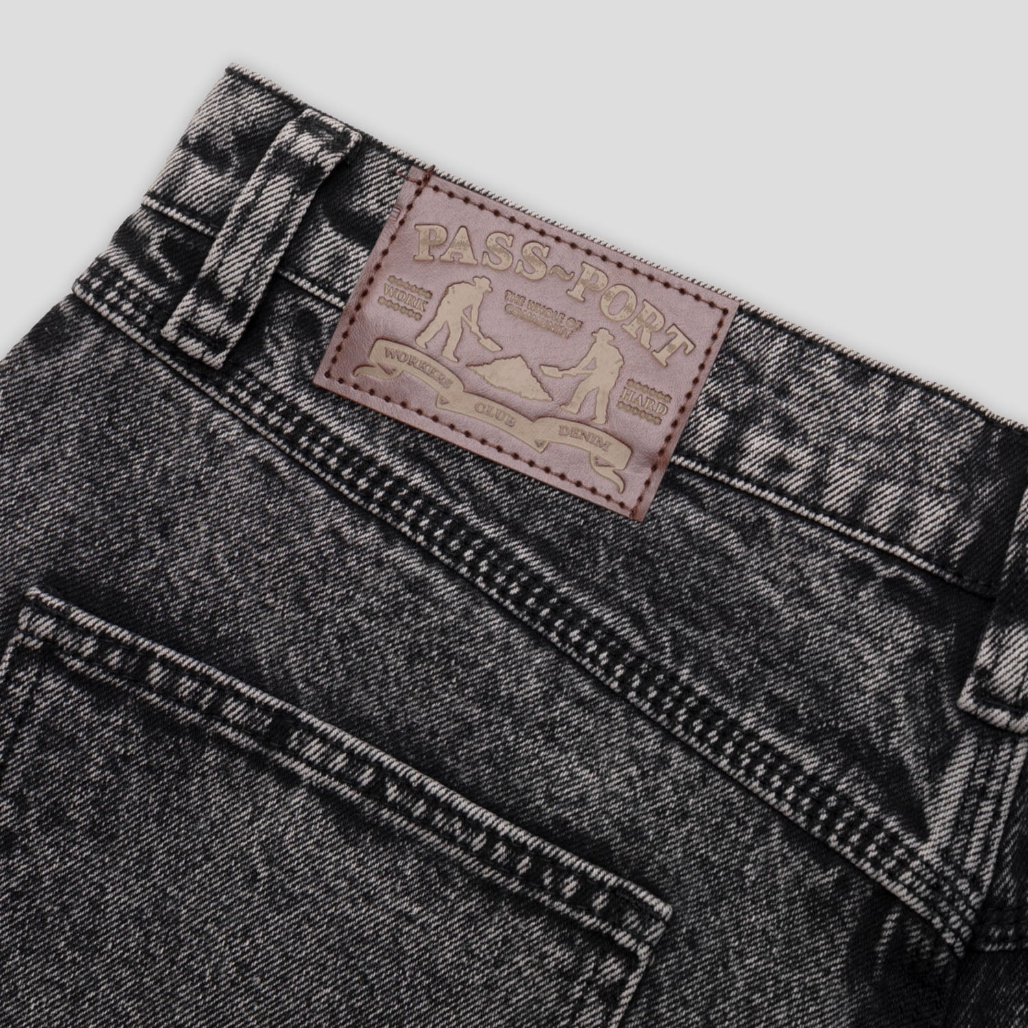 Pass~Port Workers Club Denim Jean - Grey Over-Dye