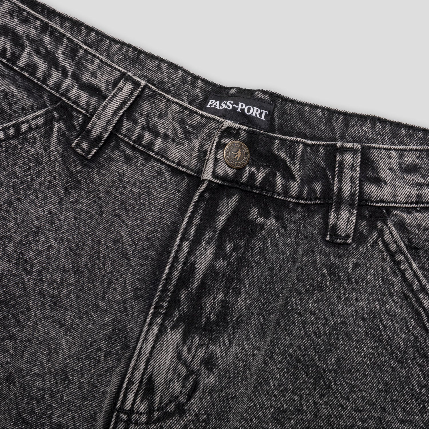 Pass~Port Workers Club Denim Jean - Grey Over-Dye