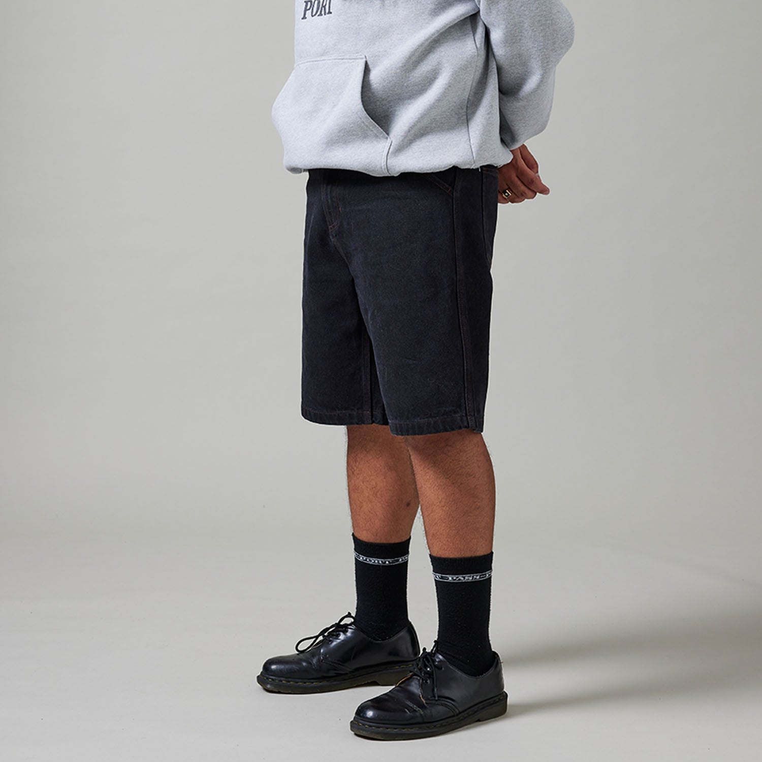 Pass~Port Workers Club Denim Short - Washed Black