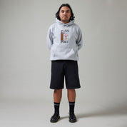 Pass~Port Workers Club Denim Short - Washed Black / Black Stitch
