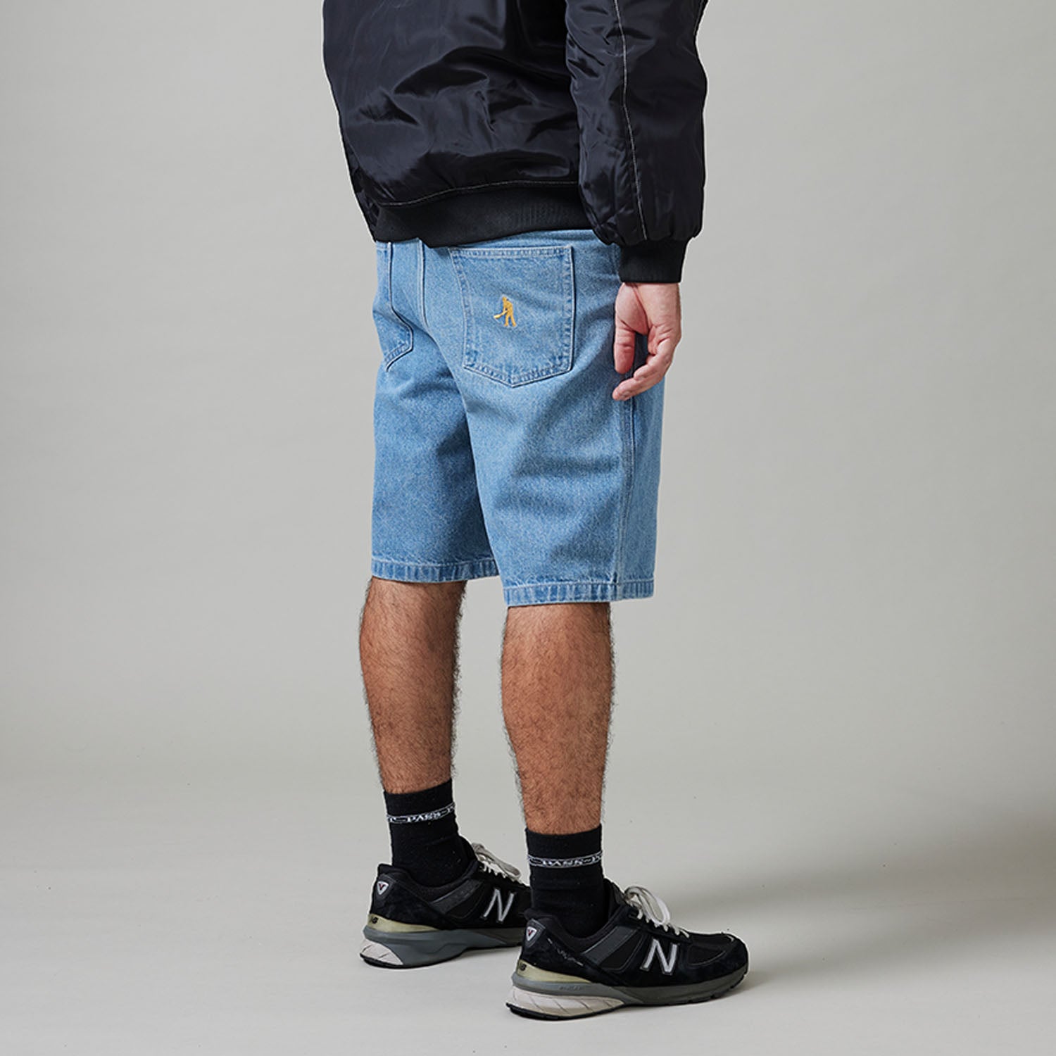 Pass~Port Workers Club Denim Short - Washed Light Indigo