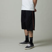 Pass~Port Leagues Club Striped Short - Black / Brown