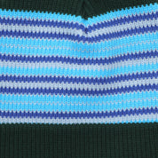 Pass~Port Striped Organic Knit Beanie - Dark Jade