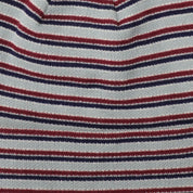 Pass~Port Organic Cotton Stripe Knit Beanie - Light Blue Multi