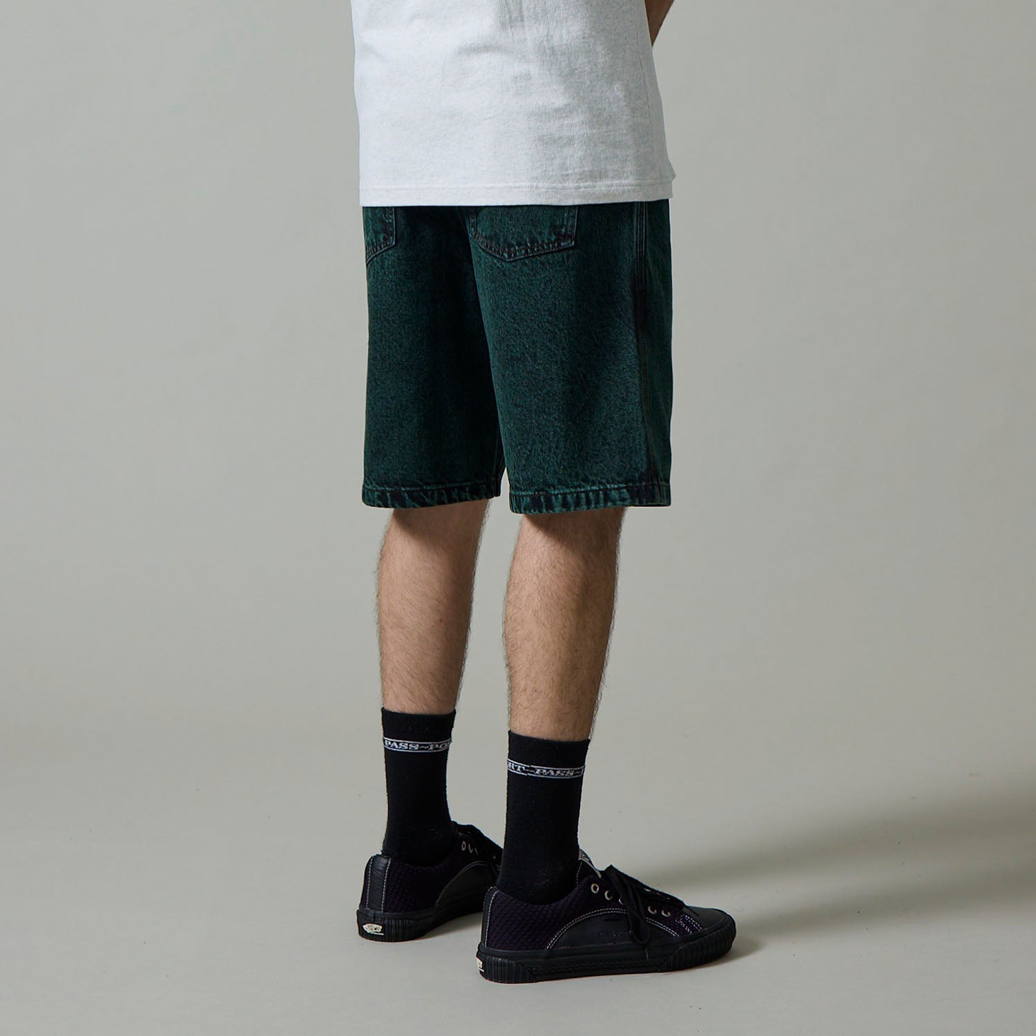 Pass~Port Workers Club Short - Dark Green Over-Dye