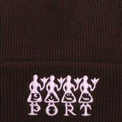 Pass~Port 4 Flowers Organic Cotton Beanie - Choc