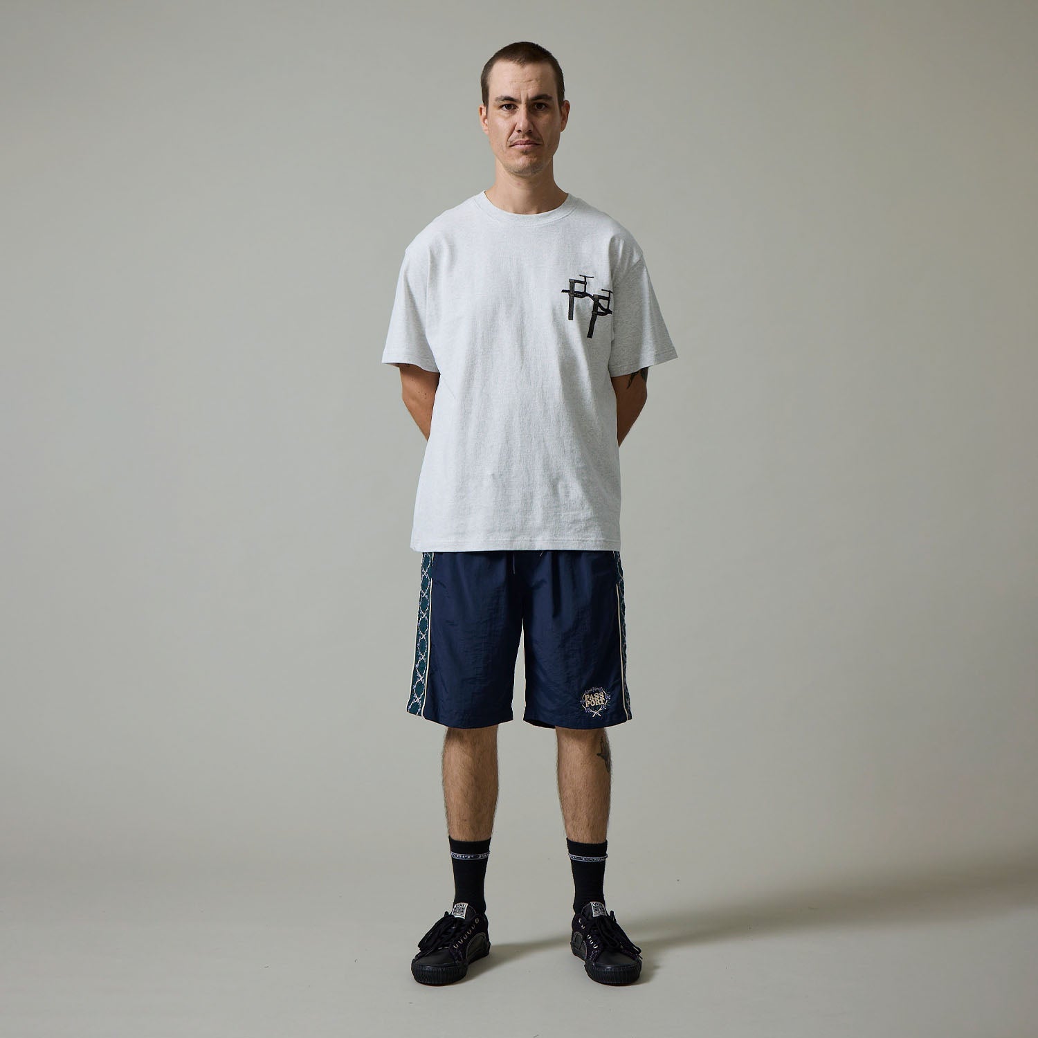 Pass~Port Wattle RPET Casual Short - Navy / Teal
