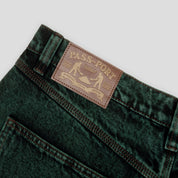 Pass~Port Workers Club Denim Jean - Dark Green Over-Dye