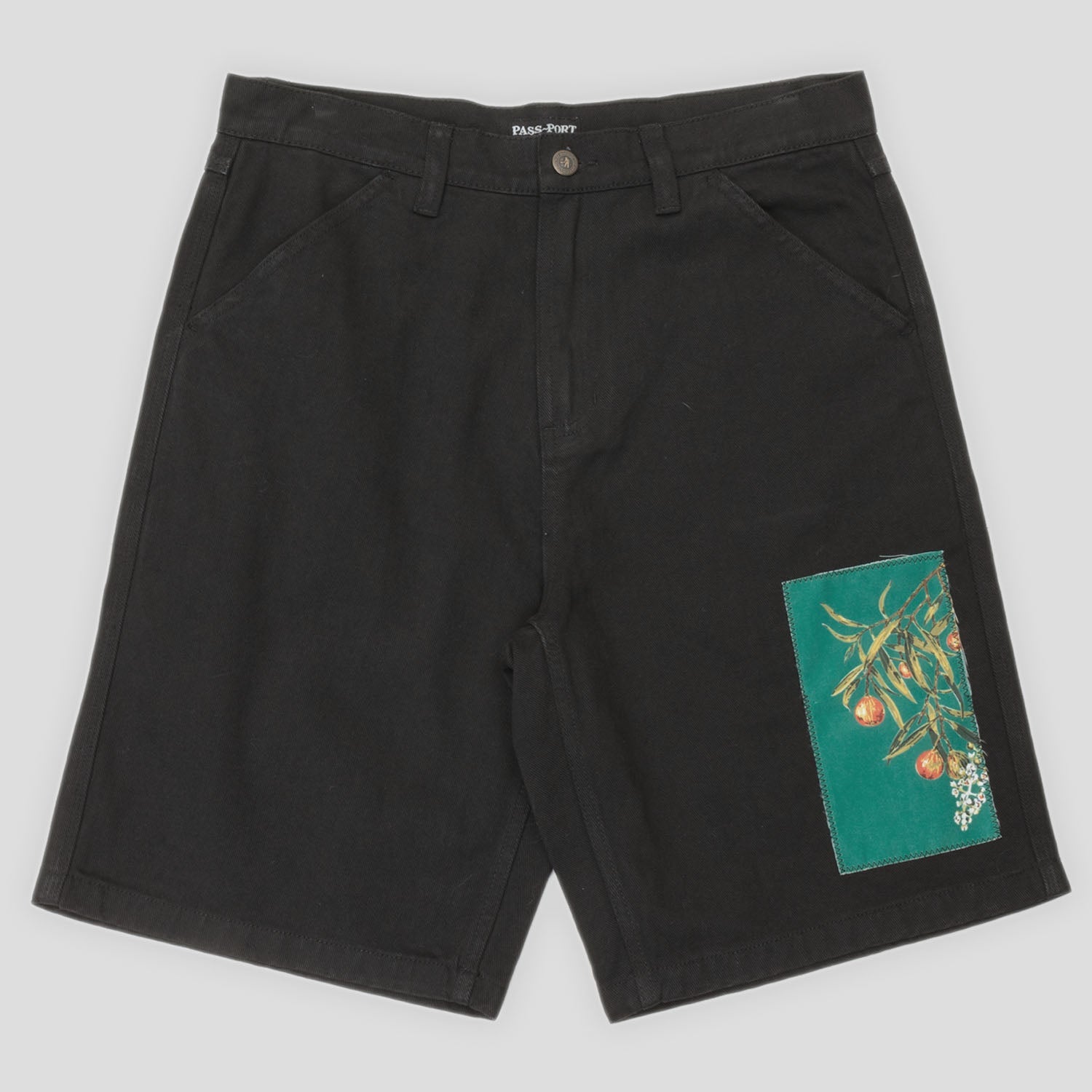 Pass~Port Quandong Workers Club Jean Short - Washed Black