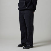 Pass~Port Workers Club Denim Jean - Washed Black / Brown Stitch