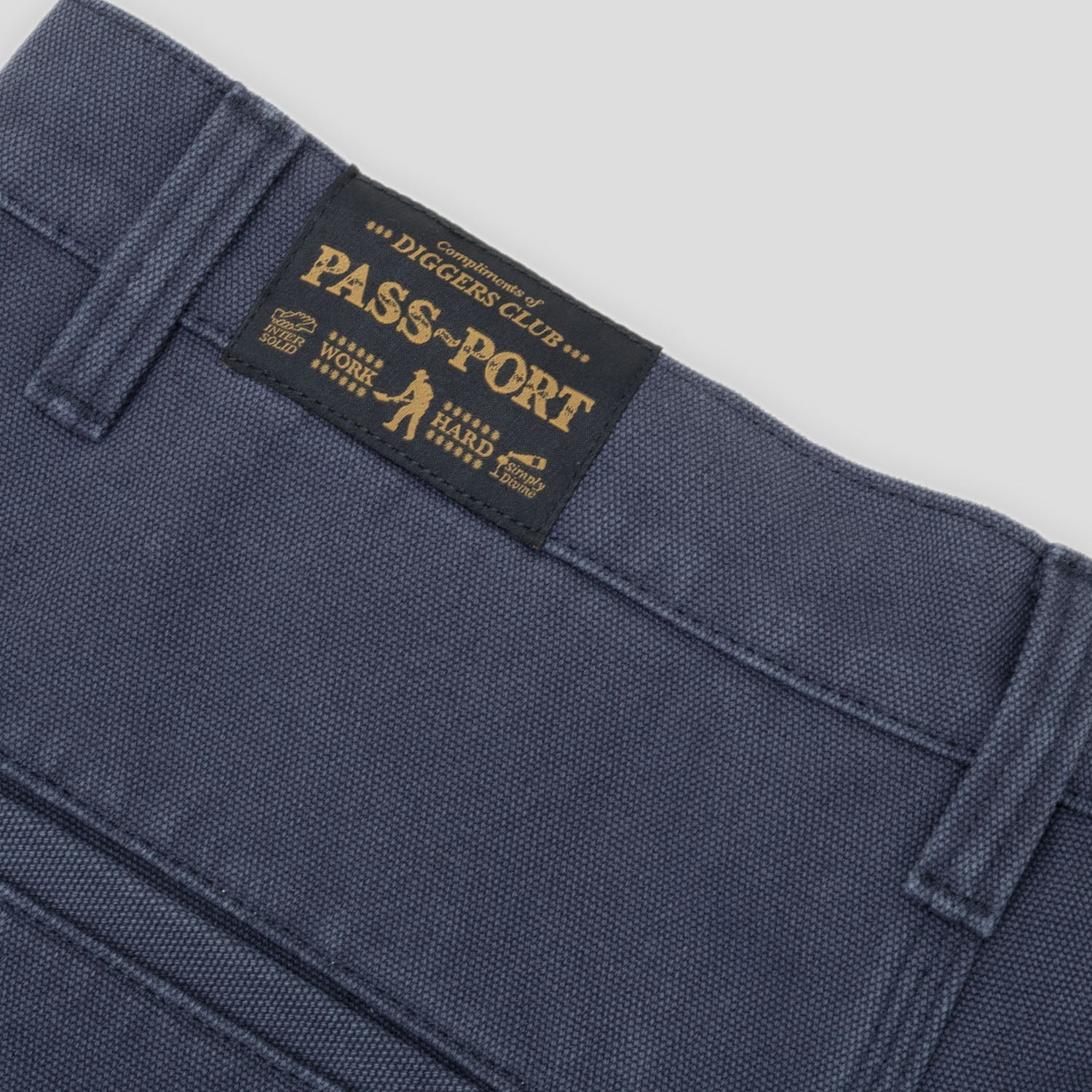 Pass~Port Double Knee Diggers Club Pant - Navy